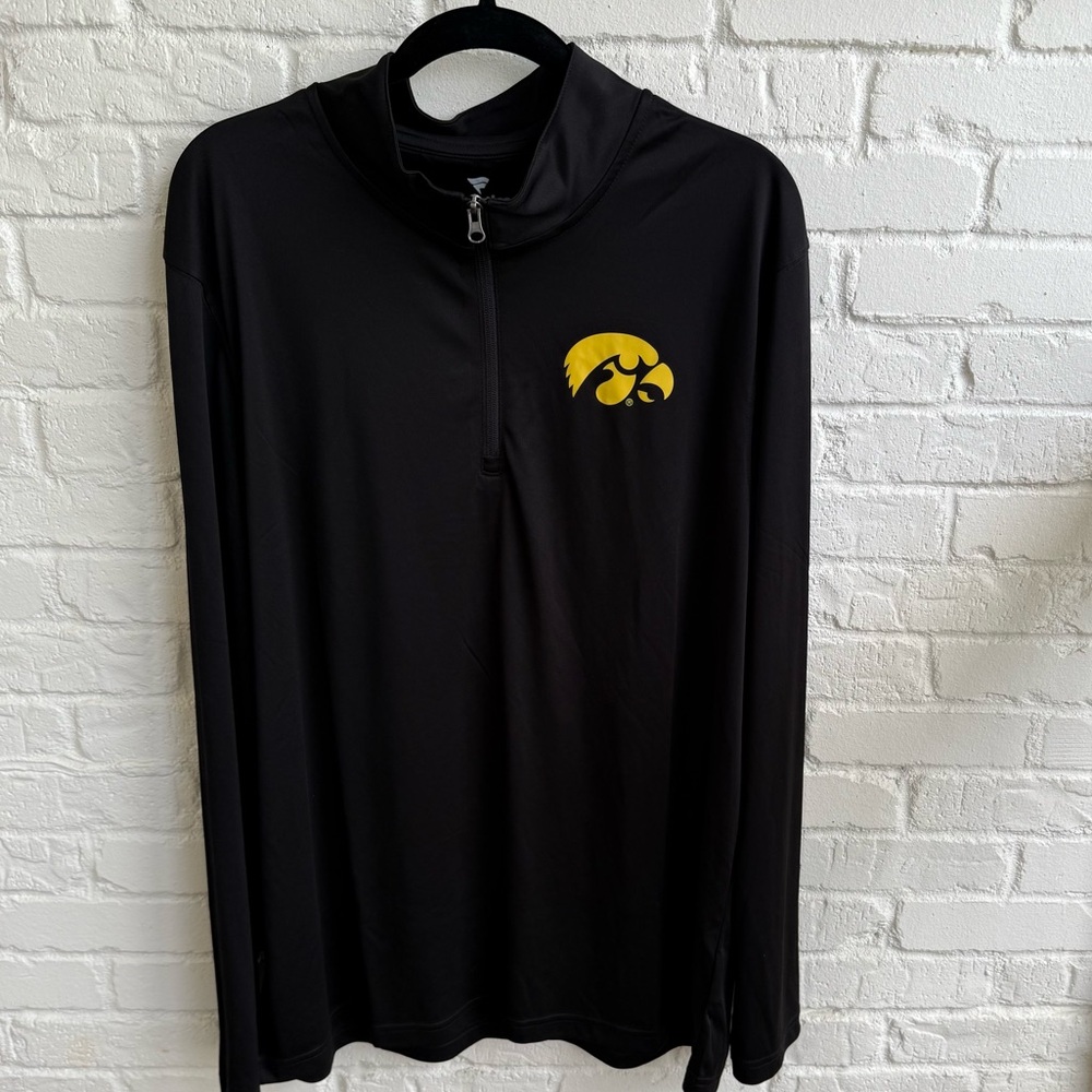 Fanatics Iowa Hawkeyes Black Half Zip
